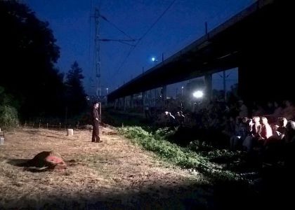 “Trenul de noapte" a ajuns în Gara Burdujeni, cu un numar record de spectatori