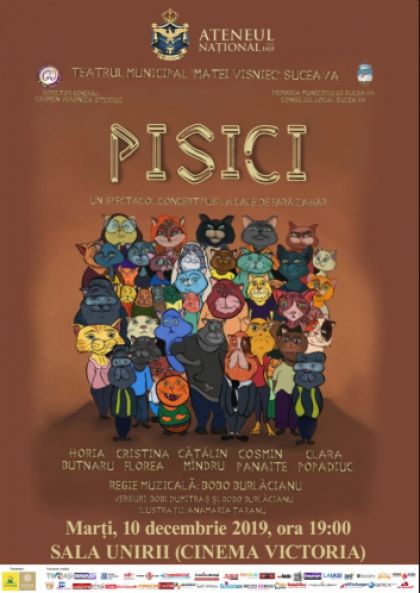 Spectacolul PISICI invitat la Ateneul Național Iași