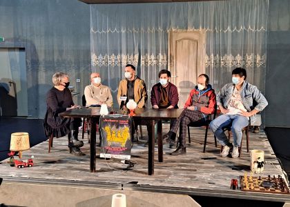 Conferință de presă - despre premiera spectacolului „Cântăreața Cheală” de Eugène Ionesco, regia Alex Bogdan