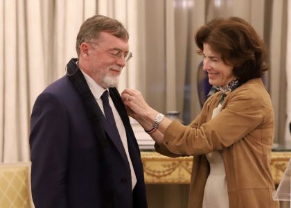 Matéi Visniec a primit Medalia Ordinul Național de Merit în grad de Cavaler