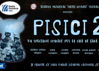 Spectacolul Pisici 2, din nou în turneu la Iași