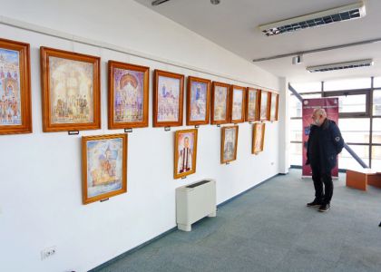 Expoziția „Simboluri sacre ale Bucovinei”, semnată Dimitrie Roman,  în spațiul expozițional al TMMVS