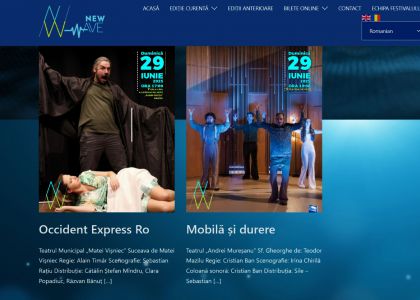 Spectacolul „Occident Express Ro” invitat la Festivalul „New Wave”