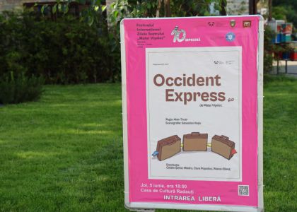 OCCIDENT EXPRESS RO de Matei Vișniec. Teatrul Municipal „Matei Vișniec” Suceava