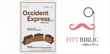 Spectacolul „Occident Express Ro” de Matei Vișniec, regia Alain Timár invitat la Festivalul Internațional de Teatru pentru Tineret ”Gr. V. Birlic”