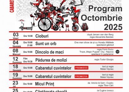 Programul lunii octombrie 2025