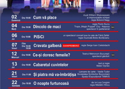 Programul lunii NOIEMBRIE 2025