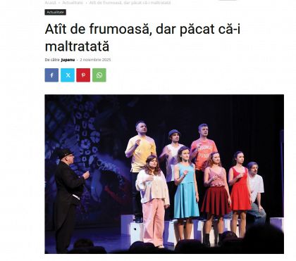 Atît de frumoasă, dar păcat că-i maltratată