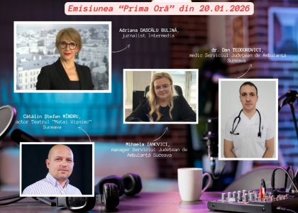 Actorul  Mîndru Cătălin Ştefan invitat la emisiunea „Prima oră”