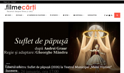 Editorial Liberul arbitru: Suflet de păpușă (2026) la Teatrul Municipal „Matei Vișniec” Suceava