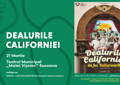 Teatrul Municipal „Matei Vișniec” Suceava contribuie și anul acesta la Campania UNITER „Artiștii pentru Artiști”
