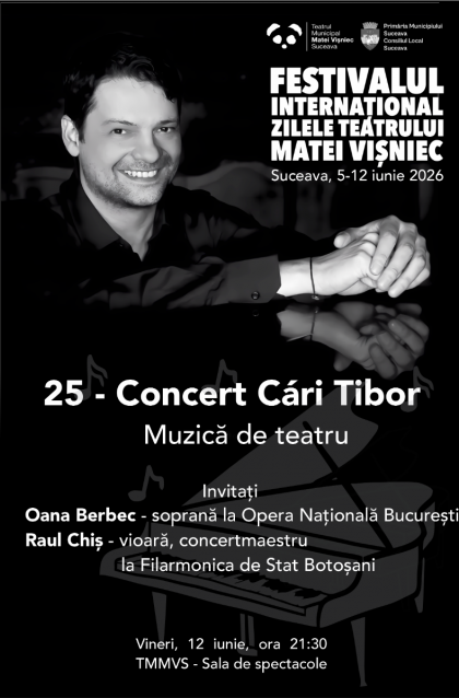 25 – Concert CÁRI TIBOR. Muzică de teatru