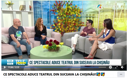 CE SPECTACOLE ADUCE TEATRUL DIN SUCEAVA LA CHIȘINĂU!