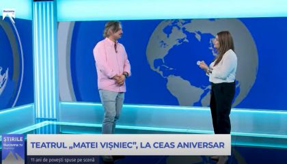 Teatrul Municipal „Matei Vișniec" Suceava, la ceas aniversar. Interviu cu actorul Răzvan Bănuț !
