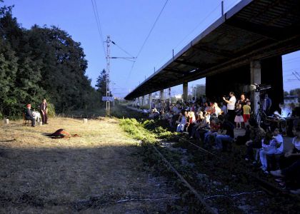 “Trenul de noapte" a ajuns în Gara Burdujeni, cu un numar record de spectatori