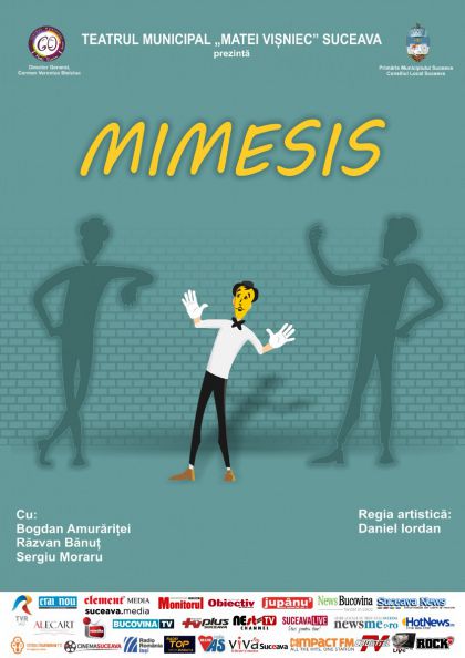 Premieră! Mimesis - un spectacol de teatru neconvențional, produs de Teatrul Municipal „Matei Vișniec” Suceava, în regia lui Daniel Iordan