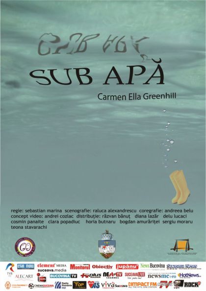 PREMIERĂ, 3 martie 2018 - Sub Apă, de Carmen Ella Greenhill, regia Sebastian Marina