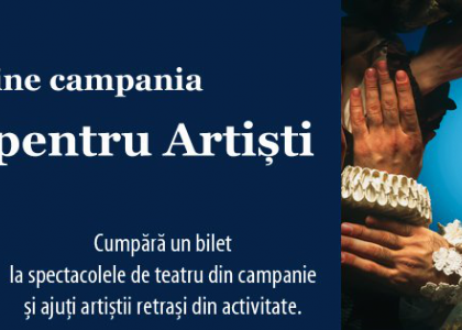 „Artiștii pentru artiști”, o campanie UNITER la care Teatrul Municipal „Matei Vișniec” Suceava spune DA