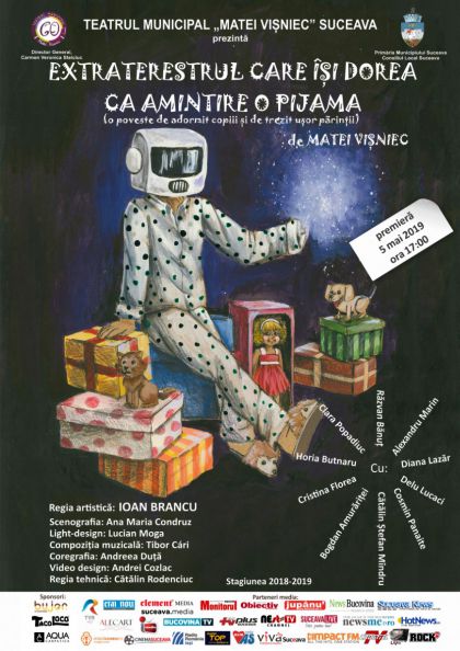 PRIMUL VIȘNIEC! PRIMUL SPECTACOL PENTRU COPII ȘI PĂRINȚI, LA TEATRUL SUCEVEAN!