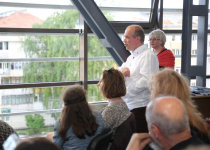 Întâlnire cu Constantin Chiriac și cărțile sale  Recital de poezie „Domnule și frate Eminescu”