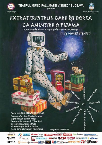 Extraterestrul care își dorea ca amintire o pijama - cadoul TMMVS de Zilele Sucevei