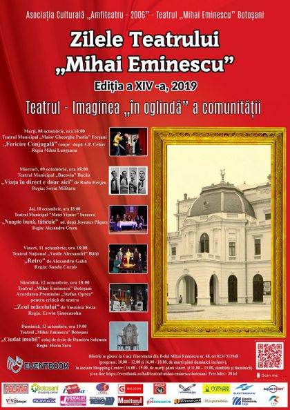 Spectacolul „Noapte bună, tăticule!” invitat la Zilele Teatrului „Mihai Eminescu” Botoșani