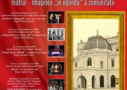 Spectacolul „Noapte bună, tăticule!” invitat la Zilele Teatrului „Mihai Eminescu” Botoșani