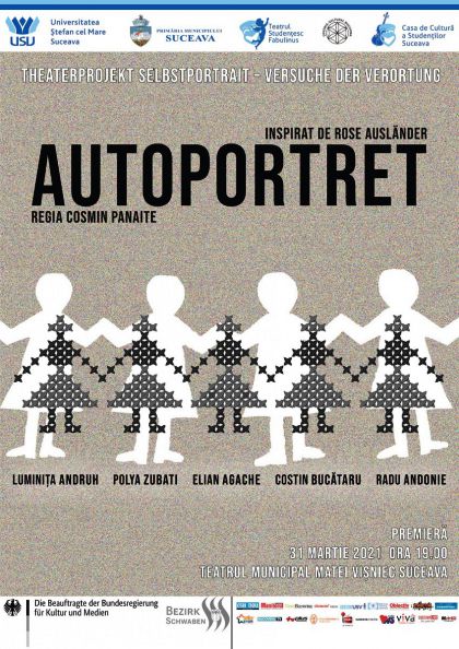 AUTOPORTRET - Teatrul Studențesc Fabulinus Suceava / 31 martie 2021, ora 19:00