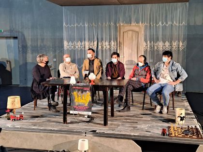 Conferință de presă - despre premiera spectacolului „Cântăreața Cheală” de Eugène Ionesco, regia Alex Bogdan