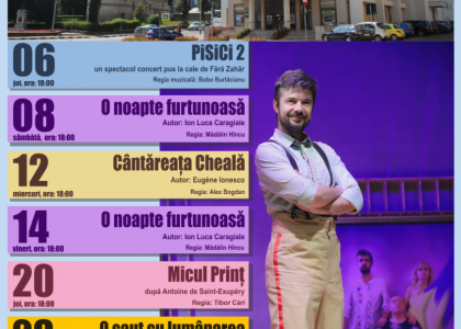 Spectacolele lunii ianuarie 2022 la Teatrul Municipal „Matei Vișniec” Suceava