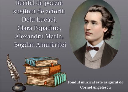 Actori ai teatrului sucevean, recital de poezie de Ziua Culturii - Radio TOP Suceava