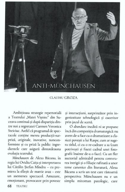 ANTI - MÜNCHAUSEN de Claudiu Groza