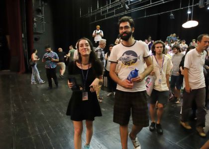 Actorul Cosmin Panaite, unul dintre cei 14 tineri regizori care au participant la Theater Networking Talents