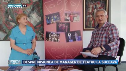 Managerul TMMVS, Angela Zarojanu, invitată la emisiunea Raportul de seară - Bucovina TV
