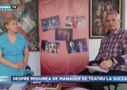 Managerul TMMVS, Angela Zarojanu, invitată la emisiunea Raportul de seară - Bucovina TV