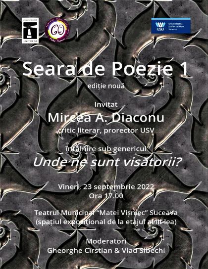 Seara de Poezie 1 (ediție nouă 2022-2023) - la TMMVS