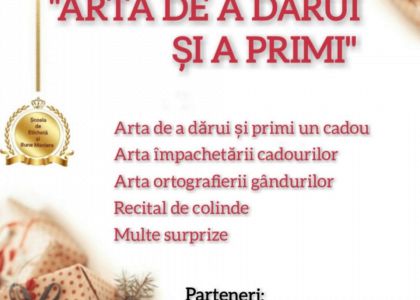 "ARTA DE A DĂRUI ȘI A PRIMI"
