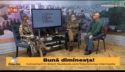 Actorul Cătălin Ștefan Mîndru a fost invitat la Televziunea Intermedia Suceava