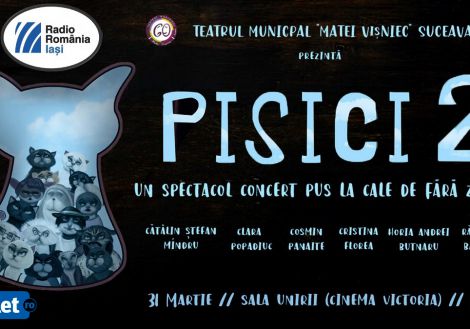 Spectacolul Pisici 2, din nou în turneu la Iași