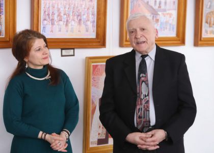 Expoziția „Simboluri sacre ale Bucovinei”, semnată Dimitrie Roman,  în spațiul expozițional al TMMVS