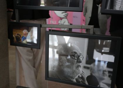 George Banu – Omul Poveste. Expoziție de fotografie, Luana Popa și Dinel Dumitru Teodorescu