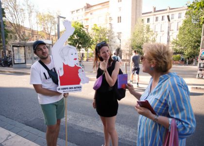 Spectacolul străzii și artiștii. Avignon