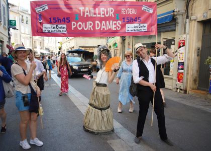 Spectacolul străzii și artiștii. Avignon