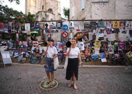 Spectacolul străzii și artiștii. Avignon