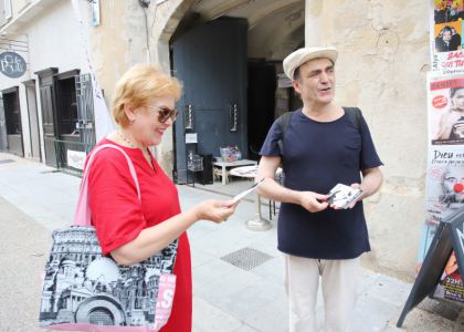 Spectacolul străzii și artiștii. Avignon