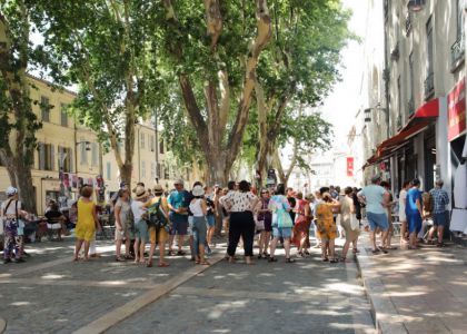 Spectacolul străzii la Avignon!