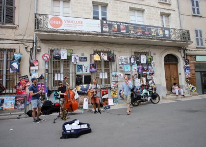 Spectacolul străzii la Avignon!