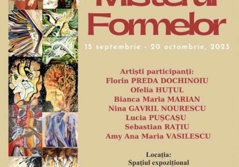 „Misterul formelor” - vineri, 15 septembrie, ora 17:00
