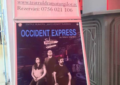 Spectacolul „Occident Express” de Matei Vișniec, în regia lui Alain Timár invitat Teatrul Dramaturgilor Români