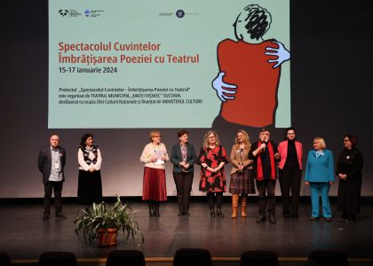 Proiectul „Spectacolul Cuvintelor - Îmbrățișarea Poeziei cu Teatrul” - premiera câștigătorilor